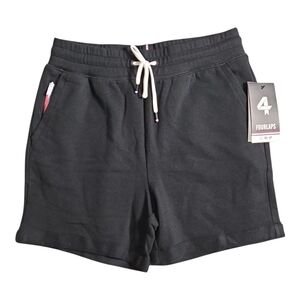 Fourlaps Women's High Waist Black Shorts